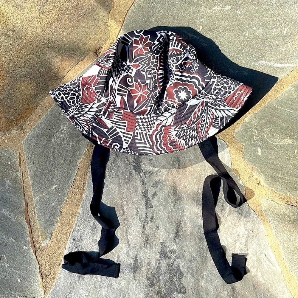 Ribbon-Tie Bucket Hat